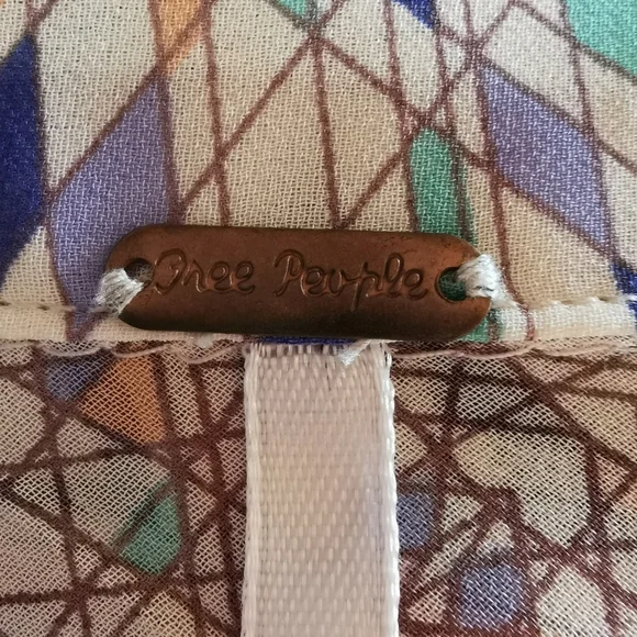 Free People Multicolor Patterned Blouse - Picture 9 of 10